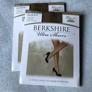 Berkshire Ultra Sheers Two Pair Queen 1X-2X